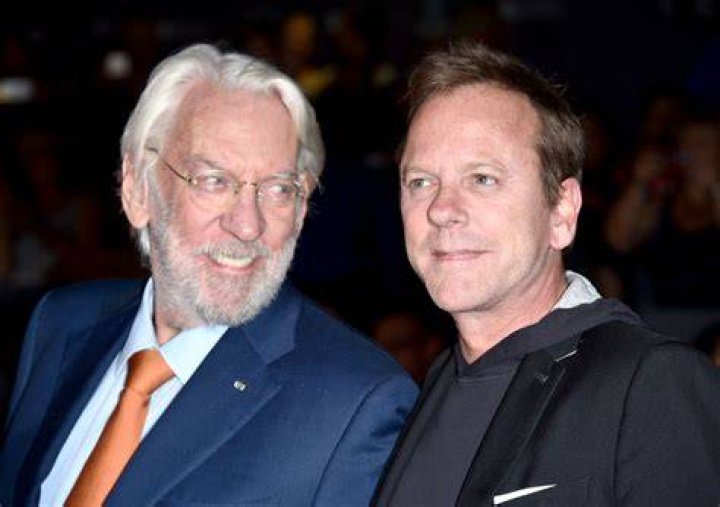 Donald Sutherland and son Keifer Celebrity Families, Celebrity Babies