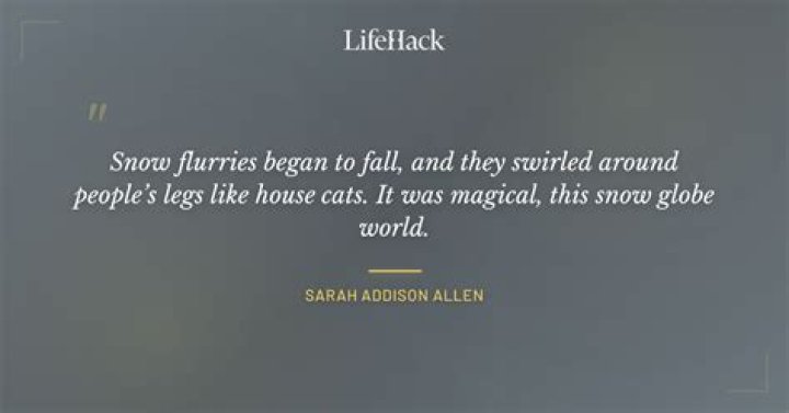 fall quote by sarah addison allen on background of fallen leaves