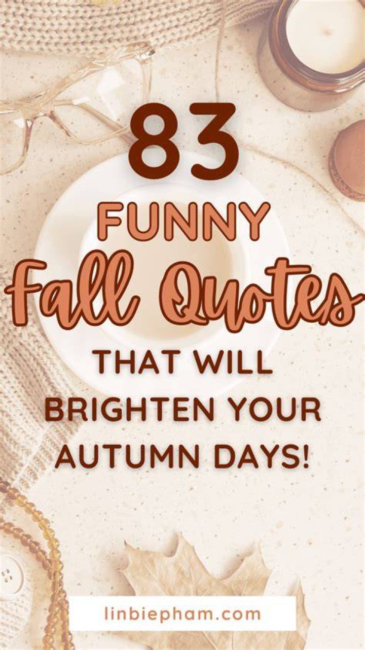 funny fall quotes about sweatpants on background of closeup photo of yellow leaf