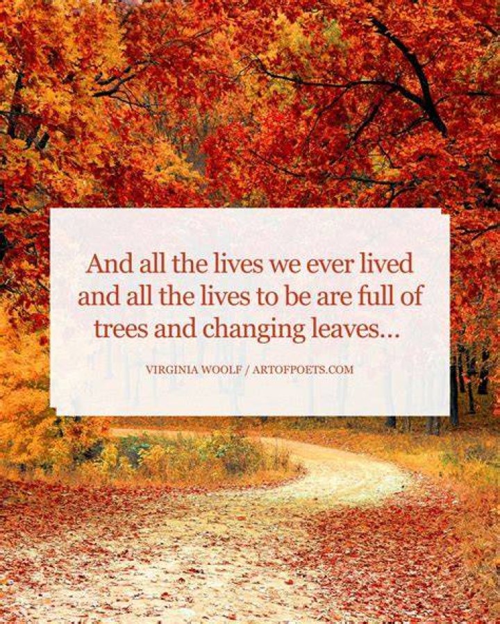 Virginia Woolf Fall Quotes